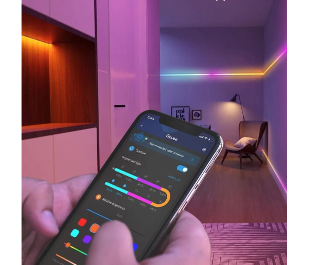 GOVEE Taśma LED H618C Basic LED Strip Light 10m WiFi Bluetooth RGBIC - 1366263 - zdjęcie 2